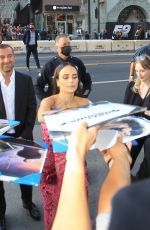 JORDANA BREWSTER Signs Autographs for Fans at F9 Premiere in Hollywood 06/18/2021