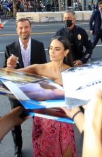 JORDANA BREWSTER Signs Autographs for Fans at F9 Premiere in Hollywood 06/18/2021