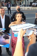 JORDANA BREWSTER Signs Autographs for Fans at F9 Premiere in Hollywood 06/18/2021