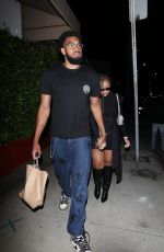 JORDYN WOODS at a Dinner Date at Giorgio Baldi in Santa Monica 06/29/2021