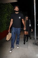 JORDYN WOODS at a Dinner Date at Giorgio Baldi in Santa Monica 06/29/2021