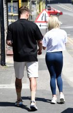 JORGIE PORTER and Ollie Piotrowski Out in Manchester 06/05/2021
