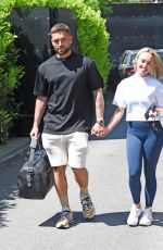 JORGIE PORTER and Ollie Piotrowski Out in Manchester 06/05/2021