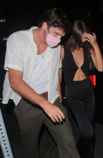 KAIA GERBER and Jacob Elordi Out for Dinner in West Hollywood 06/16/2021