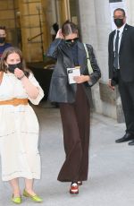 KAIA GERBER Leaves Marc Jacobs Show at New York Public Library 06/28/2021