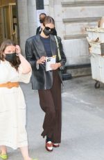 KAIA GERBER Leaves Marc Jacobs Show at New York Public Library 06/28/2021