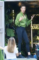 KARLIE KLOSS Promotes Her New Collaboration with Adidas in New York 06/08/2021
