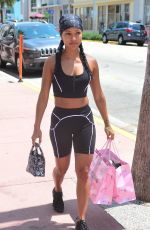 KARRUECHE TRAN at Pretty Little Thing Showroom at a Fashion Event in Miami Beach 05/25/2021