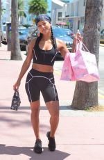 KARRUECHE TRAN at Pretty Little Thing Showroom at a Fashion Event in Miami Beach 05/25/2021