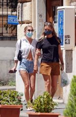 KATE and LILA GRACE MOSS Out in Rome 06/26/2021