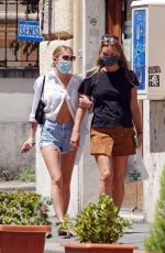 KATE and LILA GRACE MOSS Out in Rome 06/26/2021