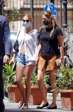 KATE and LILA GRACE MOSS Out in Rome 06/26/2021