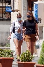 KATE and LILA GRACE MOSS Out in Rome 06/26/2021
