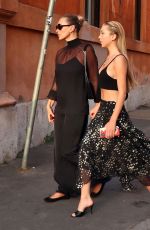 KATE and LILA GRACE MOSS Out in Rome 06/27/2021