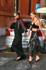 KATE and LILA GRACE MOSS Out in Rome 06/27/2021