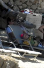 KATE HUDSON in Bikini at a Beach in Greece 06/14/2021