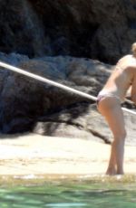 KATE HUDSON in Bikini at a Beach in Greece 06/14/2021