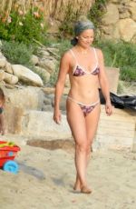 KATE HUDSON in Bikini at a Beach in Greece 06/14/2021