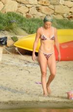 KATE HUDSON in Bikini at a Beach in Greece 06/14/2021