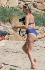 KATE HUDSON in Bikini at a Beach in Skiathos 06/19/2021