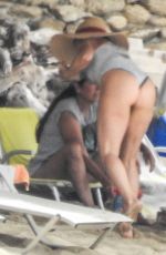 KATE HUDSON in Swimsuit at a Beach at Skitahos Island 06/22/2021