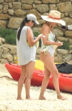 KATE HUDSON in Swimsuit at a Beach at Skitahos Island 06/22/2021