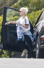 KATE MARA Arrives at Her Home in Los Feliz 06/18/2021