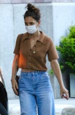 KATIE HOLMES in Denim Out in New York 06/10/2021