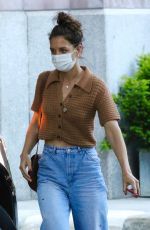 KATIE HOLMES in Denim Out in New York 06/10/2021