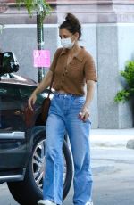 KATIE HOLMES in Denim Out in New York 06/10/2021