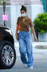 KATIE HOLMES in Denim Out in New York 06/10/2021