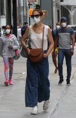 KATIE HOLMES in Denim Out in New York 06/14/2021