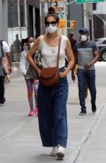 KATIE HOLMES in Denim Out in New York 06/14/2021