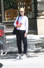 KATIE HOLMES Leaves Her Apartment in New York 06/29/2021