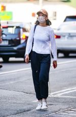 KATIE HOLMES Leaves Her Apartment in New York 06/29/2021