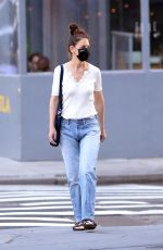 KATIE HOLMES Out in New York 06/04/2021