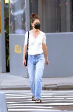 KATIE HOLMES Out in New York 06/04/2021
