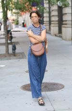 KATIE HOLMES Out in New York 06/26/2021