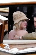 KATY PERRY and Orlando Bloom on a Taxi Boat Ride in Venice 06/14/2021