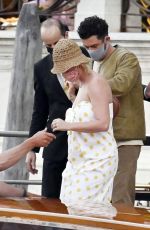 KATY PERRY and Orlando Bloom on a Taxi Boat Ride in Venice 06/14/2021