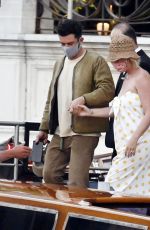 KATY PERRY and Orlando Bloom on a Taxi Boat Ride in Venice 06/14/2021