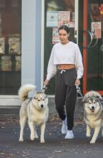 KAYLA ISTINES Out with Her Dogs in Adelaide 06/25/2021
