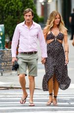 KELLY BENSIMON and Nick Stefanov Out in New York 06/20/2021
