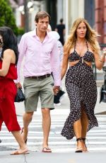 KELLY BENSIMON and Nick Stefanov Out in New York 06/20/2021