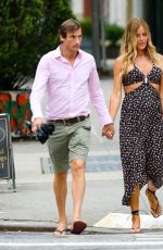 KELLY BENSIMON and Nick Stefanov Out in New York 06/20/2021