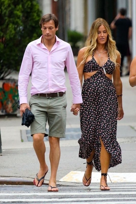 KELLY BENSIMON and Nick Stefanov Out in New York 06/20/2021