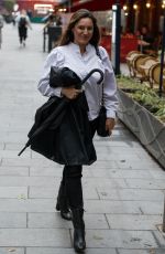 KELLY BROOK Arrives at Global Radio Studios in London 06/21/2021
