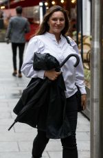 KELLY BROOK Arrives at Global Radio Studios in London 06/21/2021