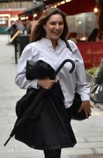 KELLY BROOK Arrives at Global Radio Studios in London 06/21/2021