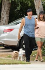 KELLY DODD and Rick Leventhal Out with Their Dogs in Newport Beach 06/18/2021